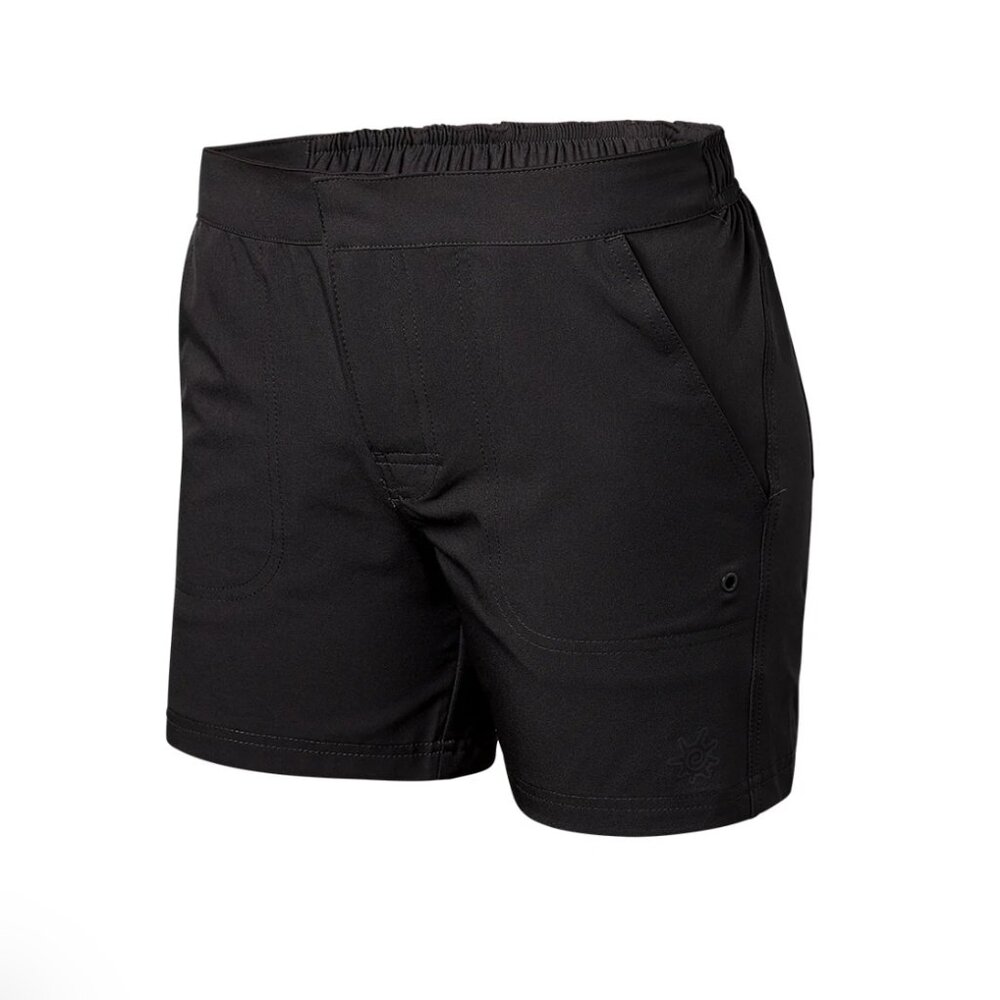 UV Skinz Women's Board Shorts 2XL UPF 50+ Black Swim Beach Sunwear Summer